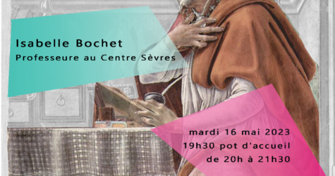 Augustin aujourd’hui : la lecture augustinienne de la bible par Isabelle Bochet – Conférence Débat