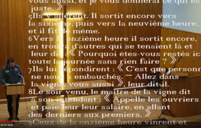 « Scandale dans la Vigne », prédication – Culte du dimanche 24 septembre 2023