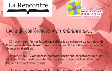 🗣 Cycle de conférences « En mémoire de… »